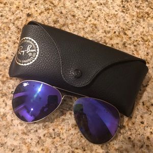 Practically Brand New Purple RayBan Sunglasses